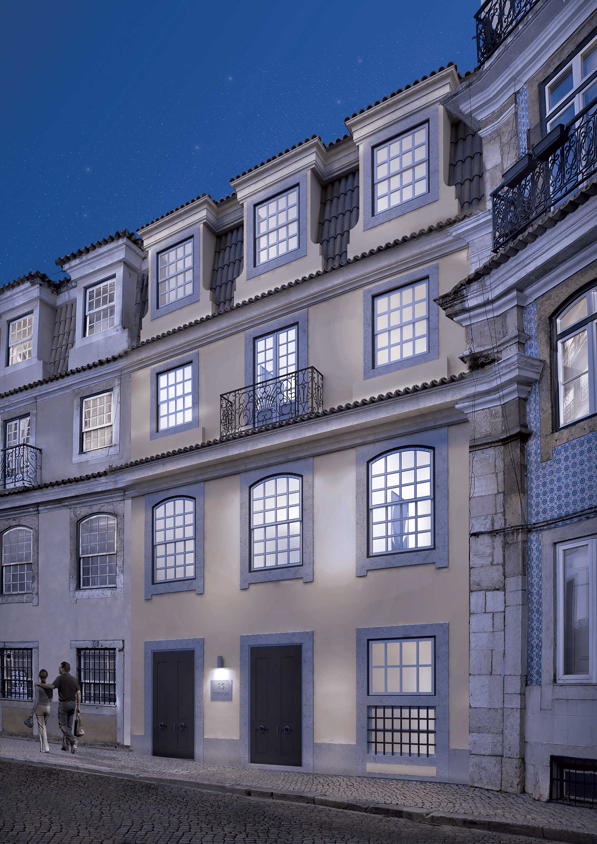 Ferragial 29 - Facade Night